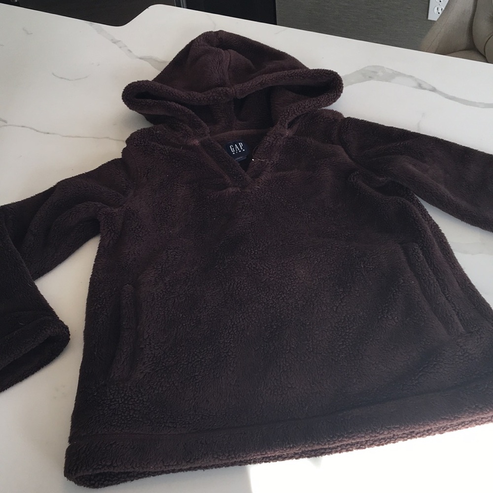 GAP Cozy brown pull-over hoody.